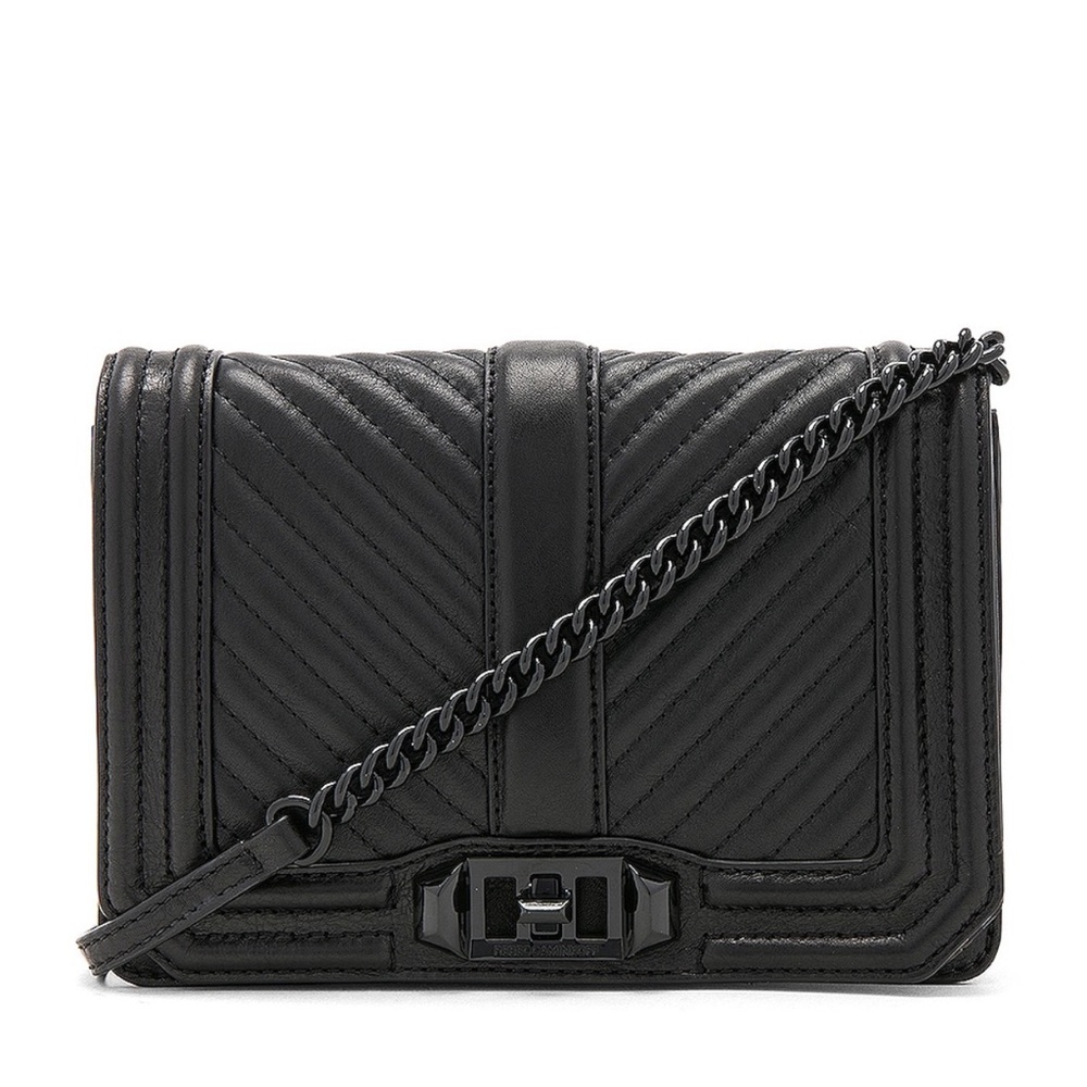 Rebecca Minkoff Love Chevron Quilt Small Leather Crossbody
